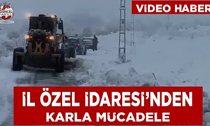Elazığ'da 323 köy yolu ulaşıma kapalı