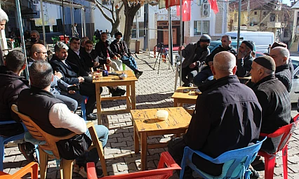 HÜDA PAR'dan Arıcak'ta uyuşturucuya karşı saha çalışması