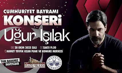 Sanatçı Uğur Işılak Elazığlılarla buluşacak