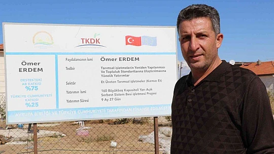 'Hayal bile edemezdik' diyen muhtar, TKDK'dan aldığı destek ile köyünü tavuk ve besi çiftliğine döndürdü