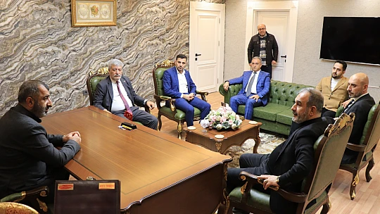 Başkan Alan,  esnaf odalarını ziyaret etti