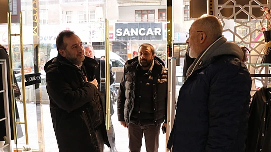 Milletvekili Ağar, Depremzedelerin taleplerini dinliyor