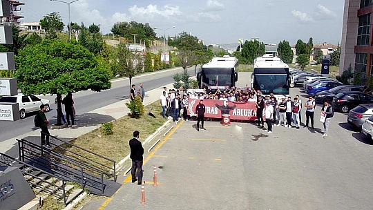 BAŞKAN ALAN'IN TAHSİS ETTİĞİ OTOBÜSLER YOLA ÇIKTI