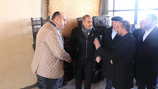 Başkan Alan, Sebze Halini ziyaret etti
