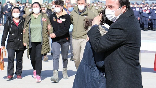 11 şehit Elazığ'dan törenle Ankara'ya uğurlandı