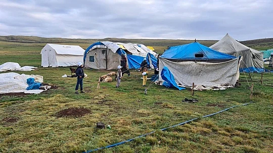 Karahan, yayladaki üreticileri ziyaret etti