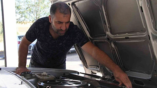 13 bin kilometredeki 2000 model 'Şahini'ne gözü gibi bakıyor