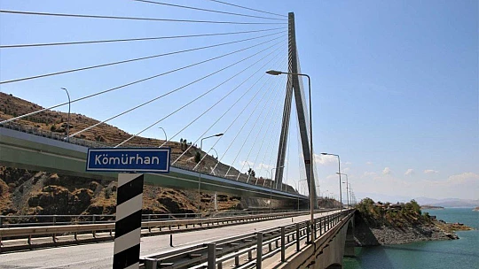 16 şehri birbirine bağlayan Kömürhan Köprüsü sürücülere kolaylık sağlıyor
