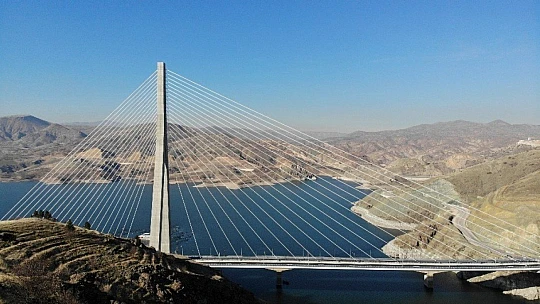 2 bin 400 metre tünelle bağlanan Kömürhan Köprüsü açılışa hazır