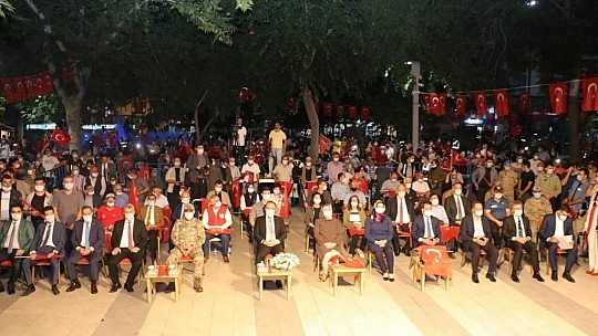 15 Temmuz Demokrasi ve Milli Birlik Günü Programı Düzenlendi
