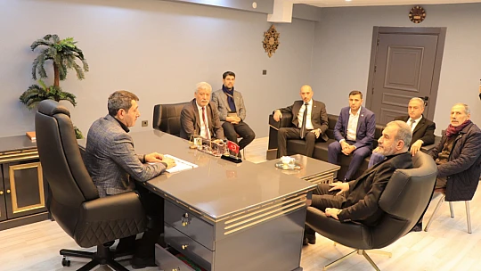 Başkan Alan,  esnaf odalarını ziyaret etti