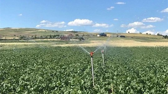 4 ilde 532 bin 512 dekar tarım arazisi sulandı