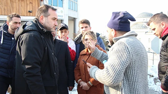 Milletvekili Ağar, deprem bölgesi Malatya'da vatandaşların yanında