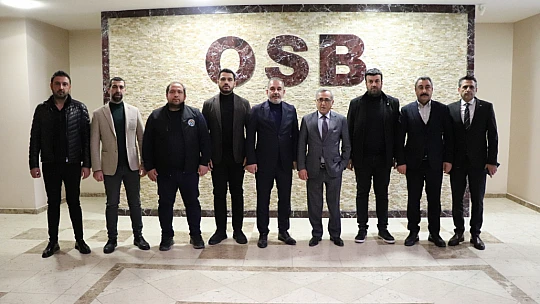 Başkan Alan, Elazığ OSB'deki firmalar ile OSB Başkanı Öztürk'ü ziyaret etti