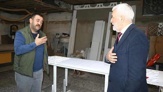 MHP Adayı Aygen Esnaf Odalarını Ziyaret Etti