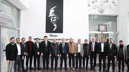 Özbekistan Heyetinden Başkan Alan'a ziyaret