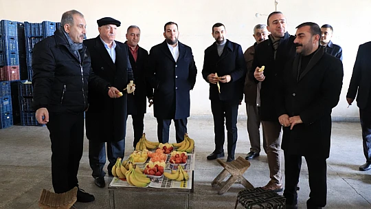 Başkan Alan, Sebze Halini ziyaret etti