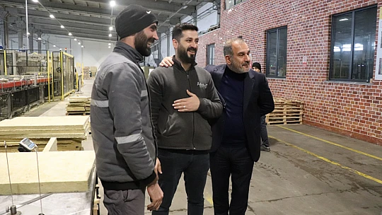 Başkan Alan, Elazığ OSB'deki firmalar ile OSB Başkanı Öztürk'ü ziyaret etti