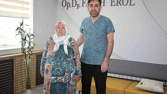 71 yaşında 136 kiloya ulaşan Nezaket teyze, sağlığına Elazığ'da kavuştu