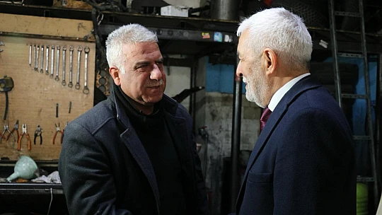 MHP Adayı Aygen Esnaf Odalarını Ziyaret Etti