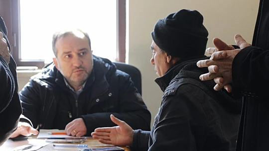 Milletvekili Ağar, deprem bölgesi Malatya'da vatandaşların yanında