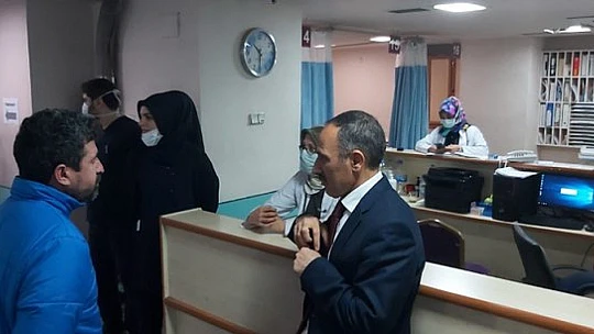 Üniversite Hastanesi'nde ilaçlama ve dezenfekte işlemi yapıldı