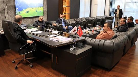 Avrupa'daki İş İnsanlarından Başkan Alan'a ziyaret