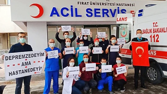 Sağlık çalışanlarından 'evde kal' çağrısı