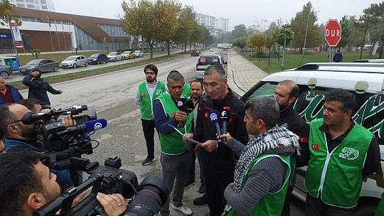 İHH'nın özgürlük konvoyu yola çıktı