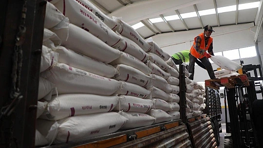 SYDV'ye 100 Ton Un Bağışlandı