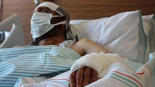 Ayı saldırısı sonucu hastanelik olan şahıs, dehşet anlarını anlattı: 'O korkuyla 5 kilometre yol yürümüşüm'