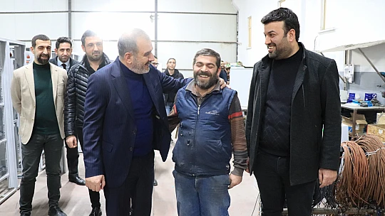 Başkan Alan: Üretenin her zaman yanındayız