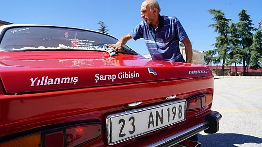 Bin TL'ye aldığı hurdadan muhteşem bir otomobil çıktı