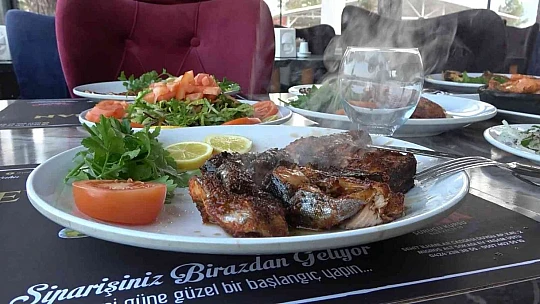 Binlerce insan bu ilçeye balık yemeye geliyor