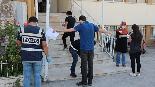 Covid-19 tedbirleri kapsamında KPSS heyecanı