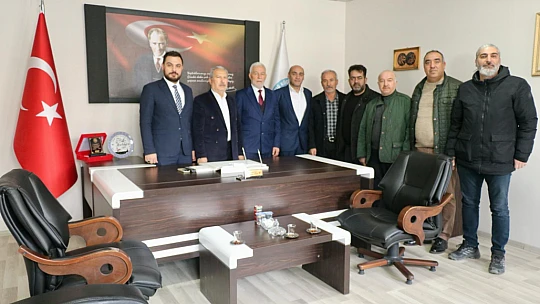 MHP Adayı Aygen Esnaf Odalarını Ziyaret Etti