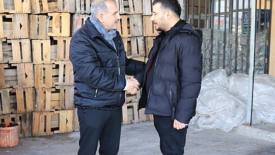 Başkan Alan, Sebze Halini ziyaret etti