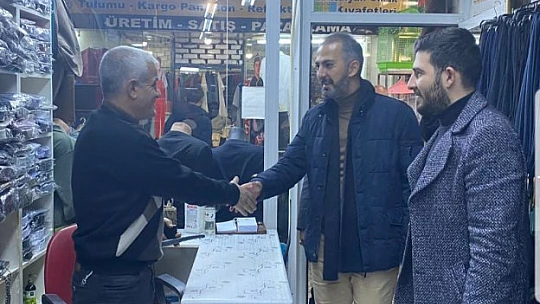 DEVA Partisi, esnaf ziyaretlerini sürdürüyor