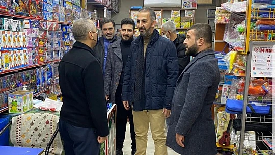 DEVA Partisi, esnaf ziyaretlerini sürdürüyor