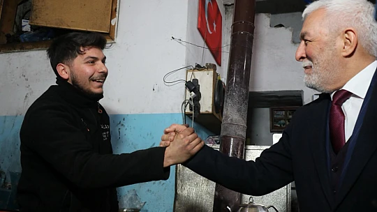 MHP Adayı Aygen Esnaf Odalarını Ziyaret Etti