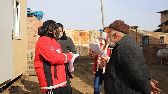 Deprem bölgesi Elazığ'da ailelere 'Psikososyal Destek'