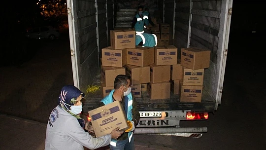 Deprem bölgesi Elazığ'dan İzmir'e yardım