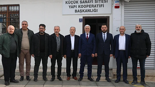 MHP Adayı Aygen Esnaf Odalarını Ziyaret Etti