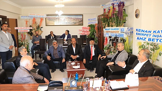 Başkan Alan, Palu ve Kovancılar belediye başkanlarını ziyaret etti