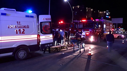 Elazığ'da trafik kazası: 1'i ağır, 2 yaralı