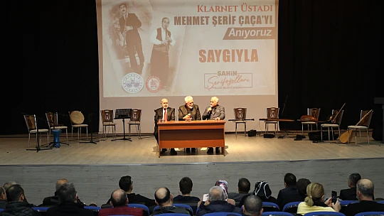 Klarnet ustası Mehmet Şerif Çaça için anma programı düzenlendi