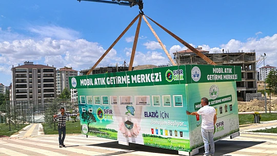 Elazığ Belediyesi Mahallelere Mobil Atık Merkezleri Yerleştiriyor