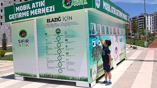 Elazığ Belediyesi Mahallelere Mobil Atık Merkezleri Yerleştiriyor