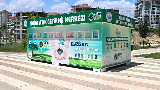 Elazığ Belediyesi Mahallelere Mobil Atık Merkezleri Yerleştiriyor