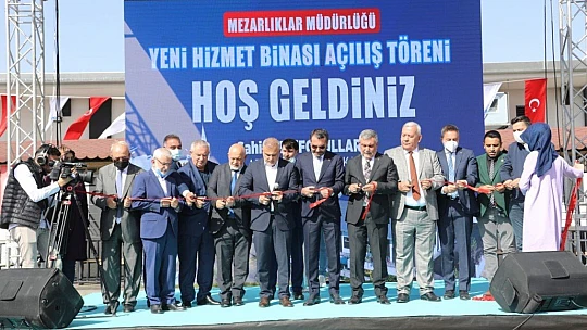 Elazığ Belediyesi Mezarlıklar Müdürlüğü yeni hizmet binası açıldı